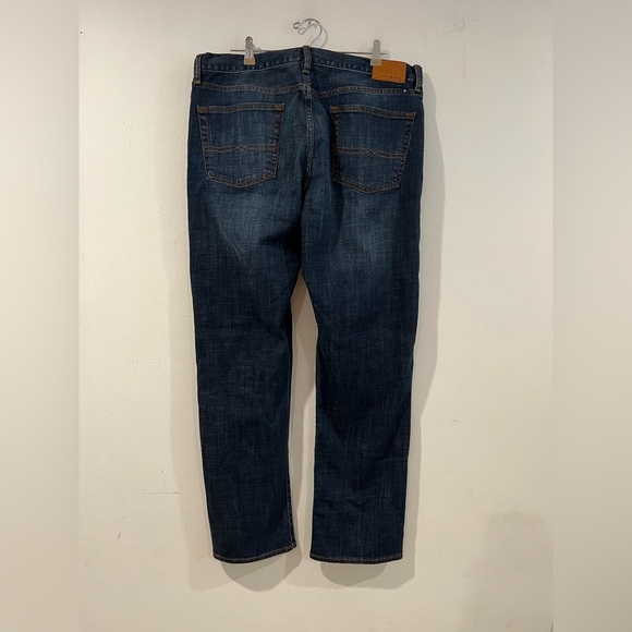 lucky brand Dark blue denim pants, size 38x32 straight cut pants - Picture 3 of 7
